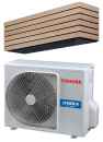 TOSHIBA DAISEIKAI 10 Wood Monosplit Wandgerät-Set - RAS-B10S4KVDG-E + RAS-10S4AVPG-E - 2,5 kW