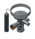 Danfoss Ventilkörper R134a TCAE N Löt 16mm MOP+15C 068U4299