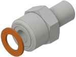 Danfoss Anschluss m.Dichtung OUB1 3/8"Löt Durchgang 040B0140