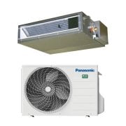 Panasonic Duct Inverter CS-Z25UD3EAW + CU-Z25UBEA – Kanalgerät-Set mit niedriger Pressung 2,5 kW R32 – Split-Klimaanlage