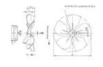 EBM Ventilatorflügel D=200mm 28 Grad drückend (A)