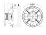 Glems Ventilator axial GT5,5R-200