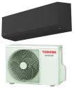 TOSHIBA SHORAI EDGE Black Monosplit Wandgerät-Set - RAS-B22G3KVSGB-E + RAS-22J2AVSG-E1 - 6,1 kW